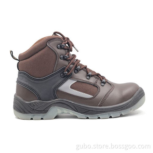 high ankle smashing resisitance safety shoes with tpu outsole